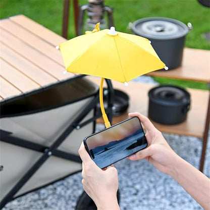 Magnetic Cellphone Umbrella for Sun (YELLOW(for Phone))