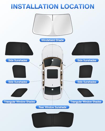 Sunshades for Ford Explorer 2011 (Ford Explorer 2011-2019)