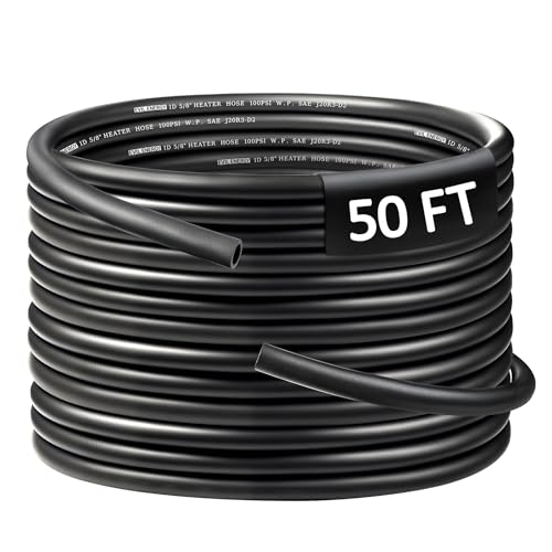 5 8" Heater Hose 50FT Coolant Radiator SAE 20R3 100PSI (5/8 50FT)