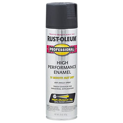 Professional High Performance Flat Black Spray Paint (Flat Black / 15 Ounce (Pack of 1))