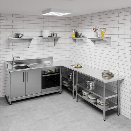 10 in. x 24 in. Stainless Steel Wall Mount Shelf (10 in. x 24 in.)