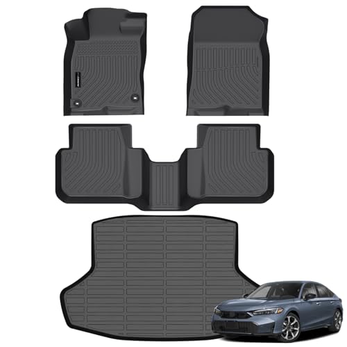 Floor Mats Cargo Mat for 2025 2026 Honda Civic Hybrid Sedan