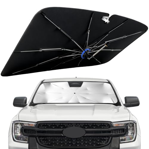 Windshield Sun Shade for Ford Ranger 2019 (Fit for Ford Ranger 2019-2026)