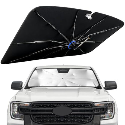 Windshield Sun Shade for Ford Ranger 2019 (Fit for Ford Ranger 2019-2026)