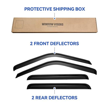 Window Visors Rain Guards for 1995 (1995-2000 Tahoe/Yukon)