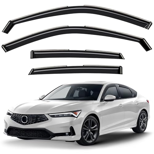 Window Deflectors Smoke Tinted in (For Integra 23-26)
