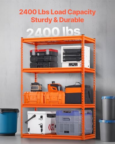 Storage Shelves (Orange / 20" D x 40" W x 60" H)