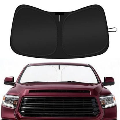 Car Windshield Sun Shade Compatible for Toyota Tundra Accessories 2007 (For 2007-2021 Toyota Tundra)