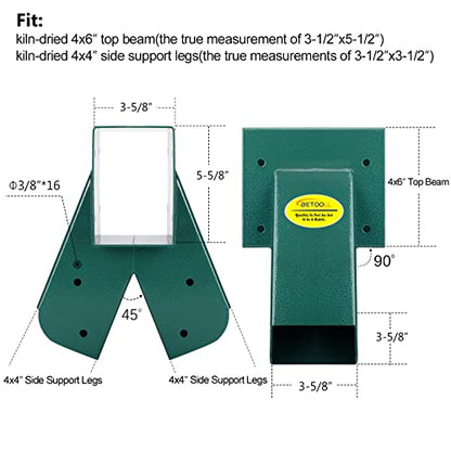 Swing Set Bracket with All Mounting Hardware Middle Bracket (Middle Bracket(Green))