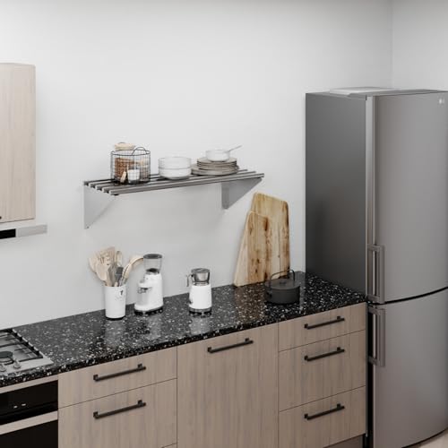 14 in. x 36 in. NSF Stainless Steel Tubular Wall Shelf (14 in. x 36 in.)