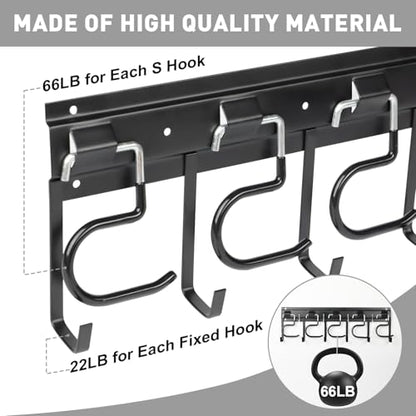 Metal Garage Tool Organizer Wall Mount (4 Pack)