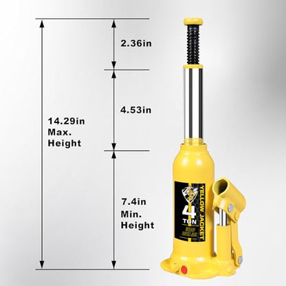 4 Ton Muti Directional Welded Bottle Jack (yellow / 4 ton muti-directional)