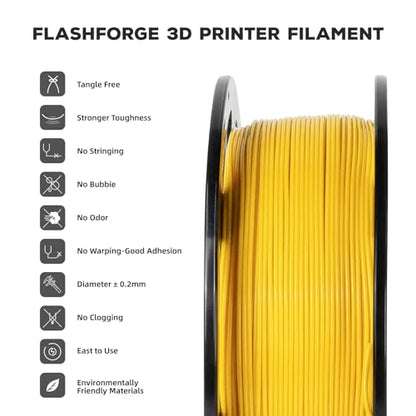 PLA Filament 1.75mm (Yellow)