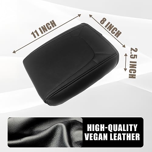 Armrest Cover for 2023+ Colorado Canyon (5) 23+ |Colorado & Canyon| Black Stitch, Regular)