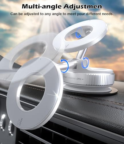 Car Phone Mount for Magsafe (Car Phone Mount-White)