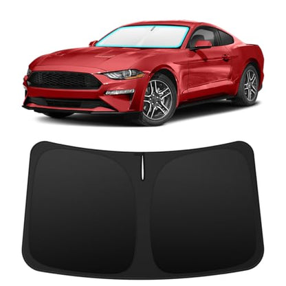 Custom Fit Windshield Sun Shade for Ford Mustang 2015