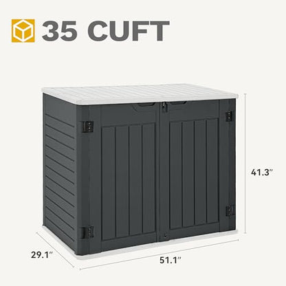 Outdoor Weather (Medium-35 Cu Ft / Dark Gray)