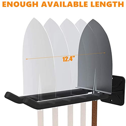 4 Pack Garage Storage System Hooks (4-Pack 12.4" Heavy Hooks)