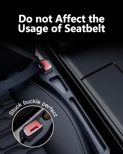 Car Seat Gap Filler 2 Pack (black)