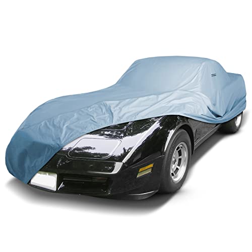 Car Cover Waterproof All Weather for 1983 (Sky Gray / 19. Corvette C4 1983-1996)
