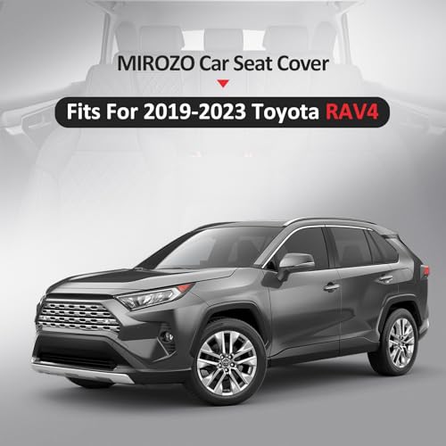 Seat Covers Full Set Fit for 2019 (Grey / 2019-2025 rav4(Not for Hybrid,Adventure&TRD-OFF))