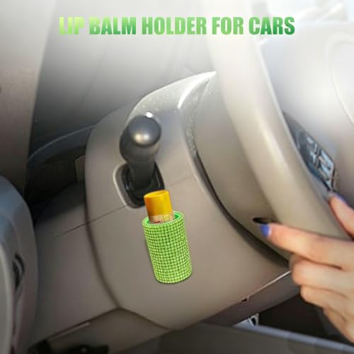 Upright Car Chapstick Holder (Green)