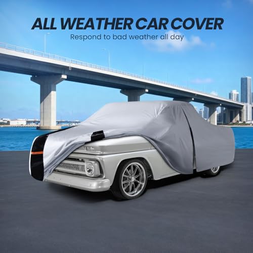 Multi Layer Ford F100 Truck Cover (W.Fit C10(1960-2002) Standard/Extended/Crew SB / White Truck Cover)