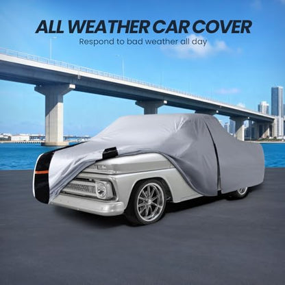 Multi Layer Ford F100 Truck Cover (W.Fit C10(1960-2002) Standard/Extended/Crew SB / White Truck Cover)