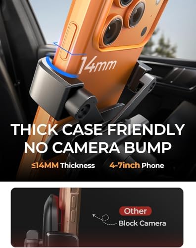 Air Vent Phone Mount for Car [Drop (Black for 1 Pack)
