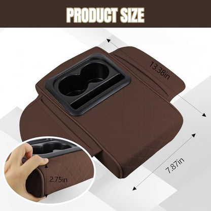 Car Center Console Cover (Coffee)