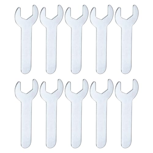 10pcs Small Wrench 13x70x1.5mm Metric U (13x70x1.5mm)
