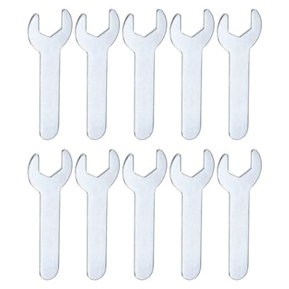 10pcs Small Wrench 13x70x1.5mm Metric U (13x70x1.5mm)
