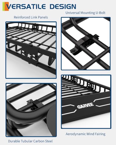 51" x 36" Universal Roof Rack Cargo Carrier Basket (Spider / 51'' Roof Basket)
