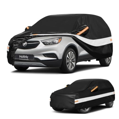 10 Layers SUV Car Cover Custom Fit for Buick Encore (Black Gray / Custom Fit for Buick Encore)