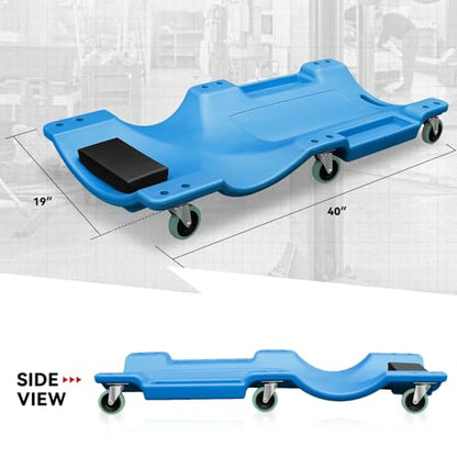 40 in Low Profile Under (Blue / 40" L)
