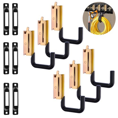 6 Pack E Track Slots and 6 Pack 2 (6PCS E Track J Hooks+6PCS J Hooks Slot)