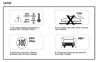Outside Rain Guards Compatible with Honda CR (for CRV 1997-2001)