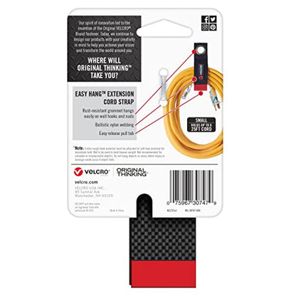 Easy Hang Extension Cord Organizer Holder (SMALL – 2 Pack (10"))