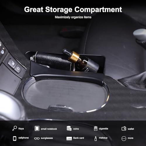 Car Center Console Side Hanging Storage Box Compatible with Chevy Corvette C6 2008