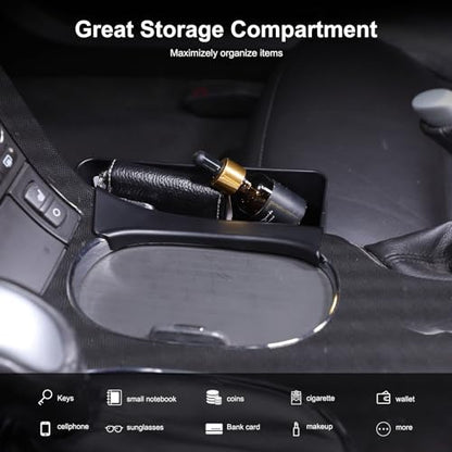 Car Center Console Side Hanging Storage Box Compatible with Chevy Corvette C6 2008