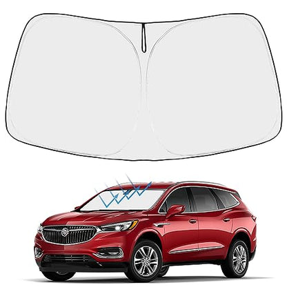 Custom Fit Car Windshield Sun Shade for 2018 (2018-2024 Buick Enclave)