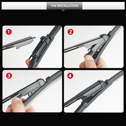 Front Windshield Wipers BMW 3 Series 330i 330e M340i 2019 (For BMW 3 Series / 2019-2025)