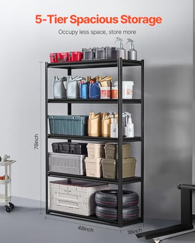 Storage Shelves (18" D x 48" W x 78" H)