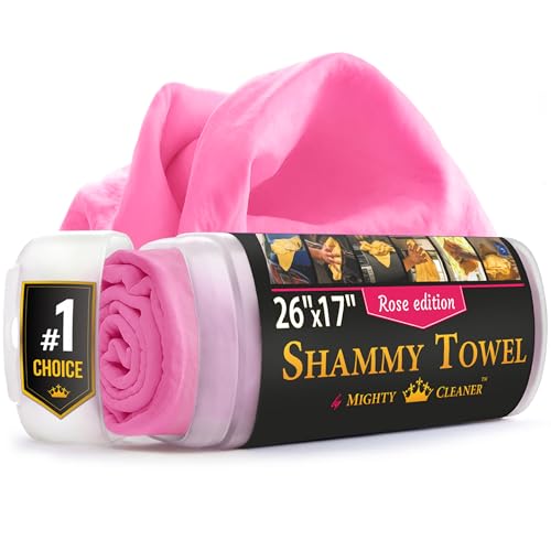 Shammy Cloth for Car Drying (Pink)