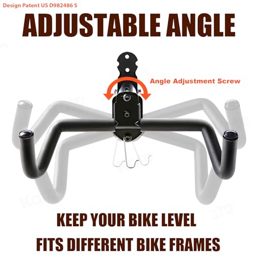 Bike Wall Mount Hanger (Black 1Pack)