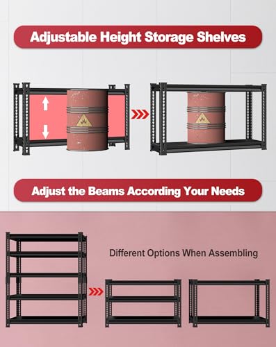 Garage Shelving Heavy Duty (48"W x 18"D x 78"H)