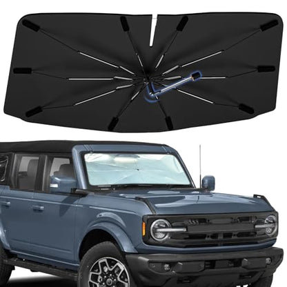 Windshield Sun Shade Umbrella for Ford Bronco (for Ford Bronco 2021-2025)