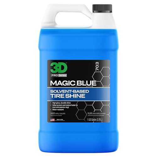 Magic Blue Tire Shine Spray (128 Fl Oz (Pack of 1))