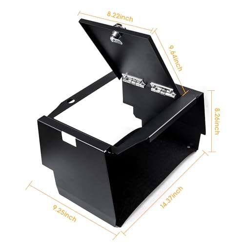 Center Console Safe Box Armrest Lock Storage Organizer Box (For 2021-2024 F150)