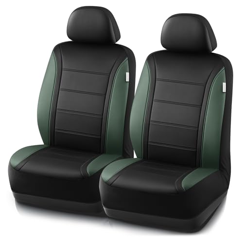 Leather Seat Covers (Green Front)